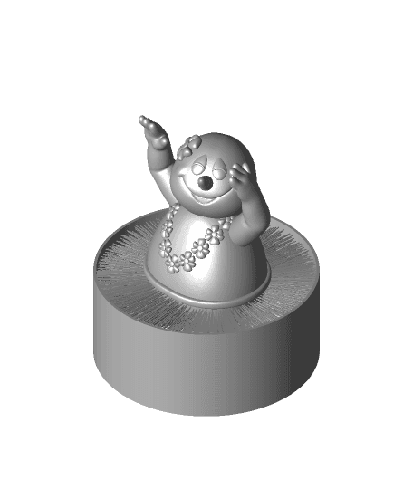 Hairify Remix of Frosty The Snowman 3d model