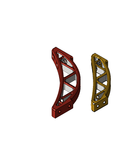 Corner Braces - Printer 20 Series Extrusion Gussets 3d model