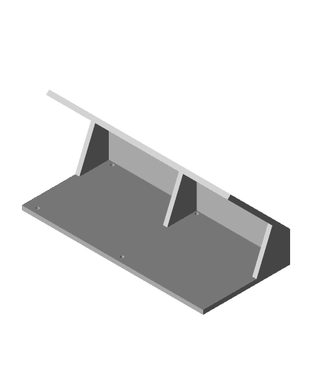 Ring 4 Bracket (45 Degree) 3d model