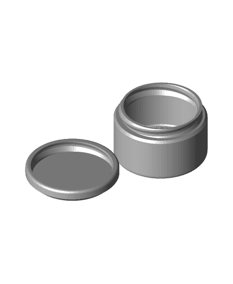 Screw cap jar  3d model