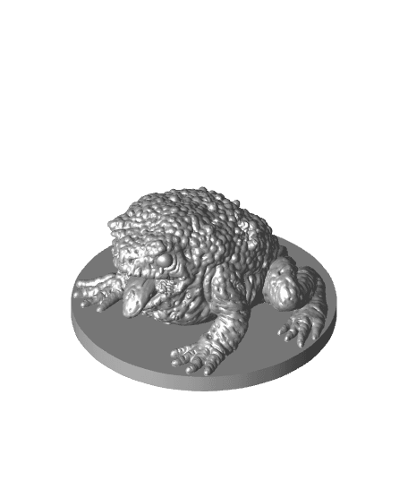 Zombie Giant Toad 3d model