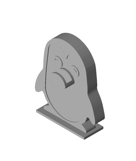 Penguin eyeglass Holder 3d model