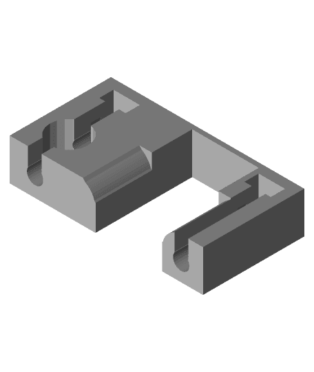 Ender 3 (Pro) Direct Drive Dual Gear Extruder Mount 3d model