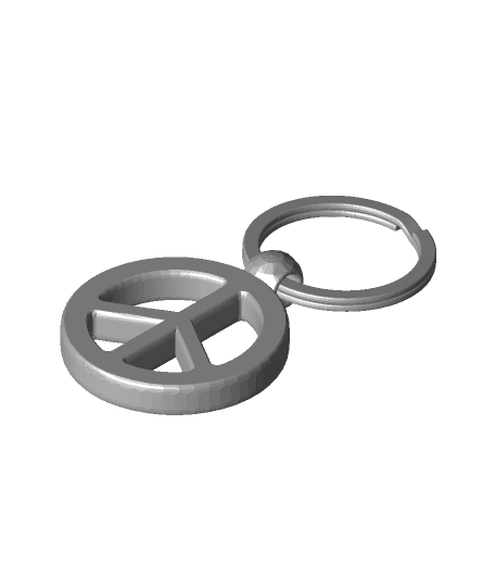 PeaceKeyRing.stl 3d model