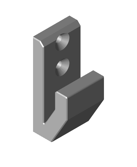 Woodpecker Square Wall Mount 3d model