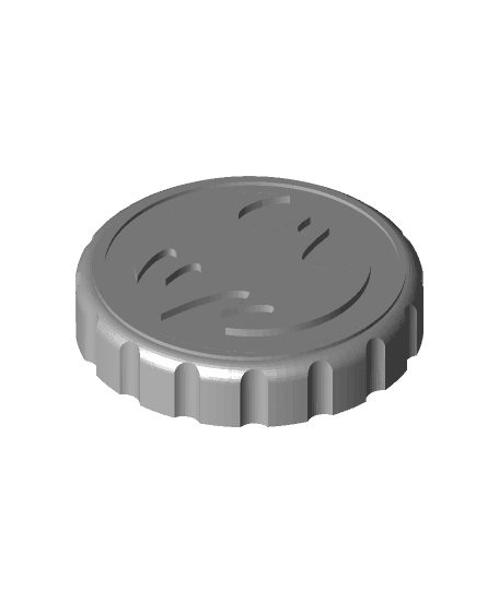 Batman - Stash Jar Lid 3d model