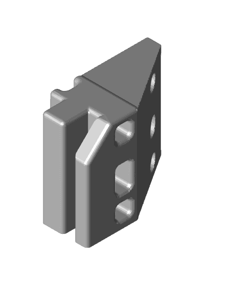 Ender5 Pro/Plus Hotend Strain Relief Remix 3d model