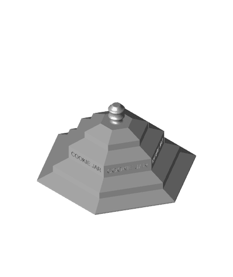 TARDIS Styled Cookie Jar 3d model