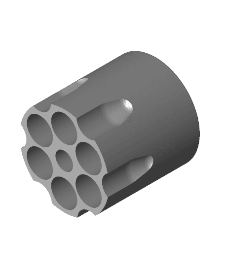 Colt .45 Caliber Revolver Ammo Storage 3d model