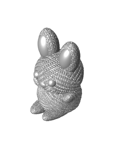 Flexy Crochet Bunny 3d model