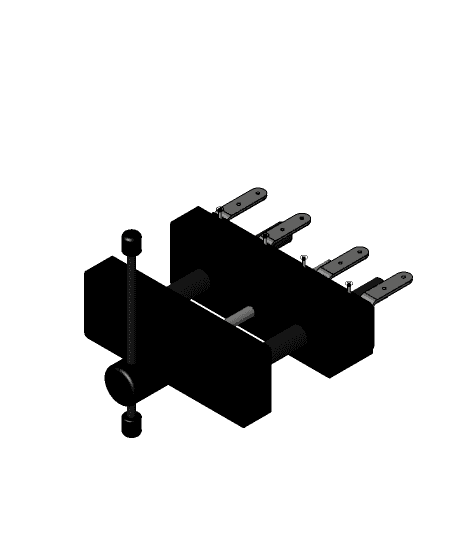 #4 Wooden Vise | Pistacchio Graphic 3d model