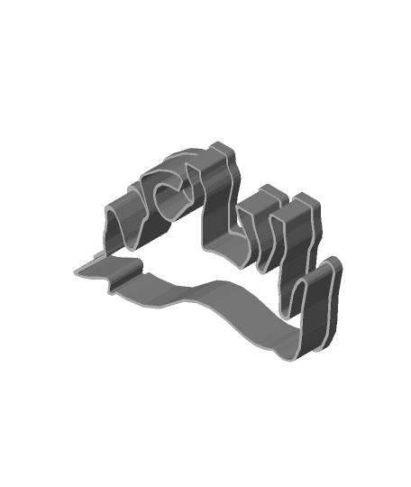 unicorn cookie cutter.stl 3d model