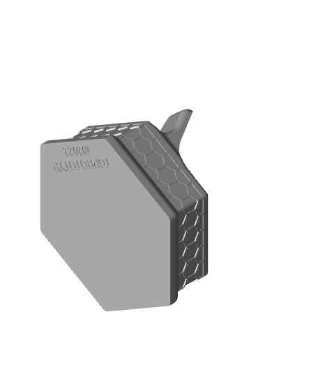 HEXAGONAL PHONE STAND 3d model