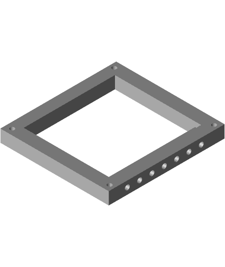 Modular case: 2.5 inch drive caddy adapter (Part #10) 3d model