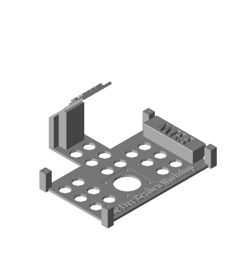 FHW: BTT Octopus Pro Bracket v1.1 3d model