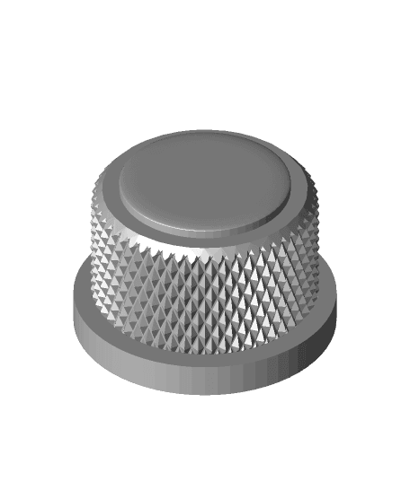 Backlit HackRF Knurled Knob 3d model