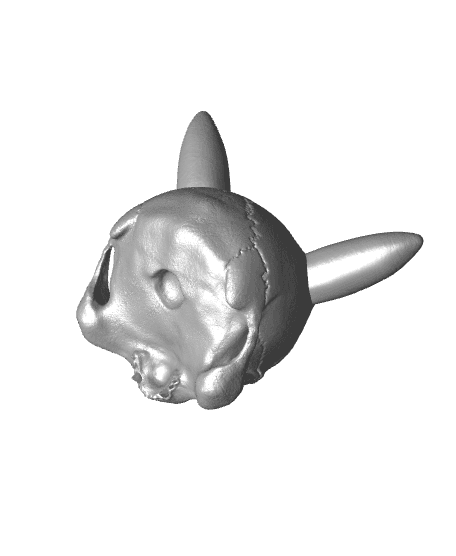 Pikachu Skull (Pre Supported) 3d model