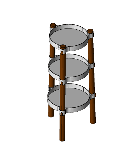 3-Tier Plant Organizer 3d model