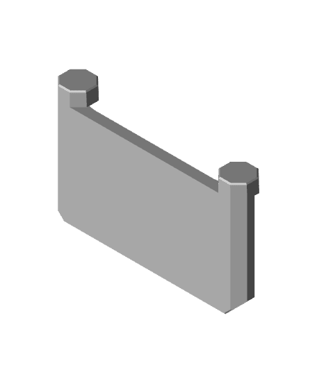 4 Multiholes, Push-Fit Shelf 3d model