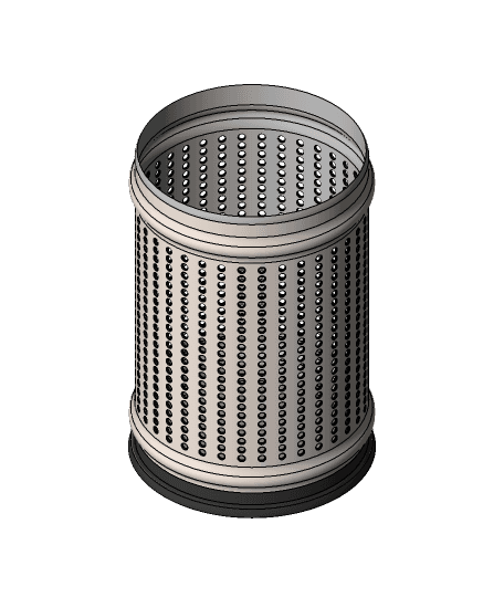 Office Dustbin 3d model