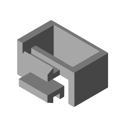 2020 v-slot extrusion cable-clip (square) for Ender-5 and other. 3d model