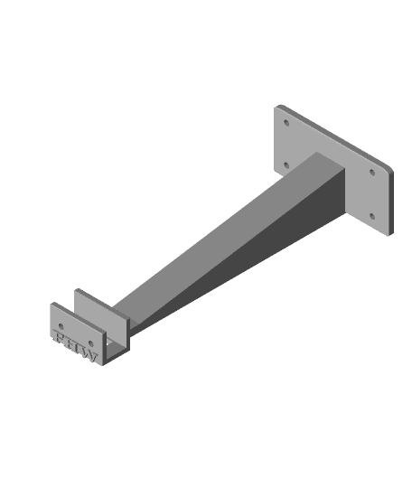 FHW: Web Camera mount v1.2 (screwdown) 3d model