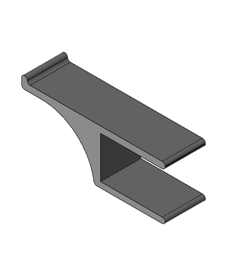 Parametric Headphone stand desk slide   3d model
