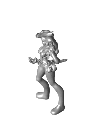 Plasmoid Pirate - Weird Shores - PRESUPPORTED - Illustrated and Stats - 32mm scale			 3d model