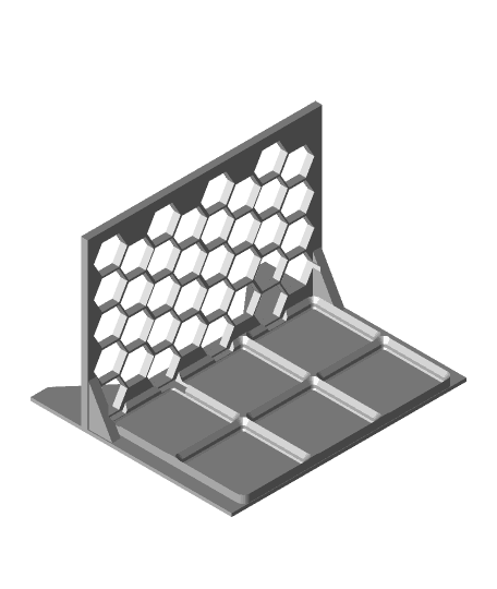 Gridfinity-Bookend 3d model