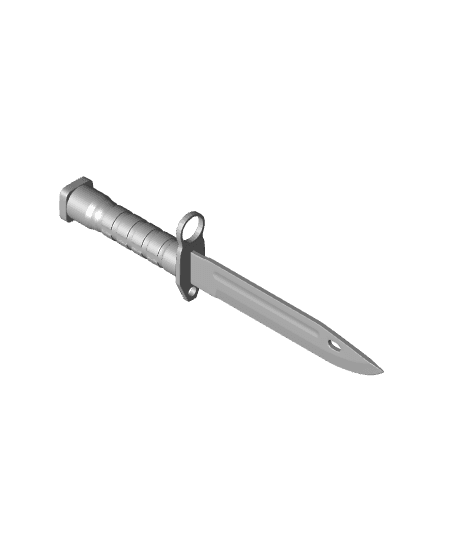 Bayonet knife CSGO 3d model