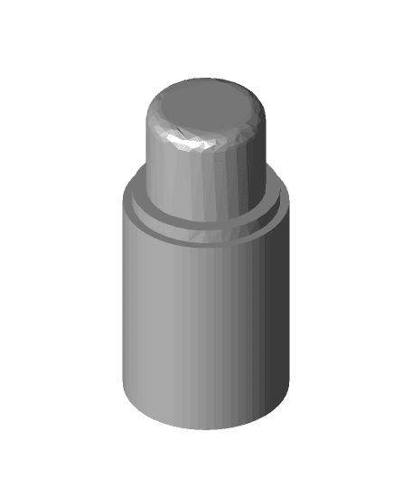 Short Filler Roller with Removable Pin 3d model