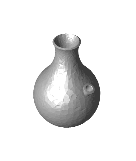 Valentines day Rose vase Bong  3d model