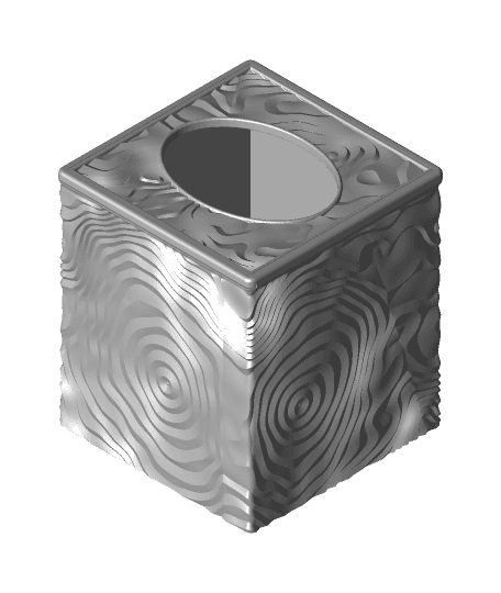 Ripple Tissue Boxes 3d model