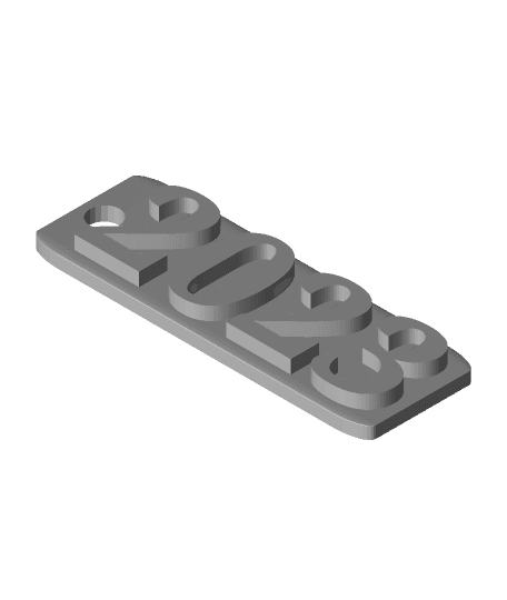 2023 keychain.stl 3d model