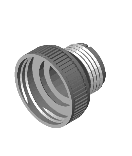 US Milk jug to hose connector 3d model