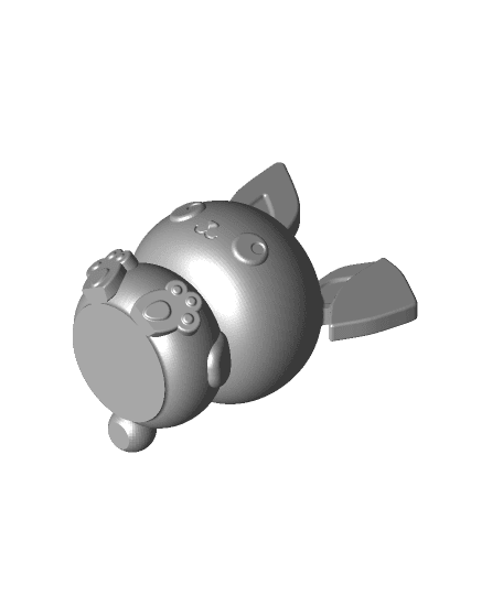 Easter Bunny - Solid Version 3d model