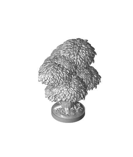 Town Oak 3d model