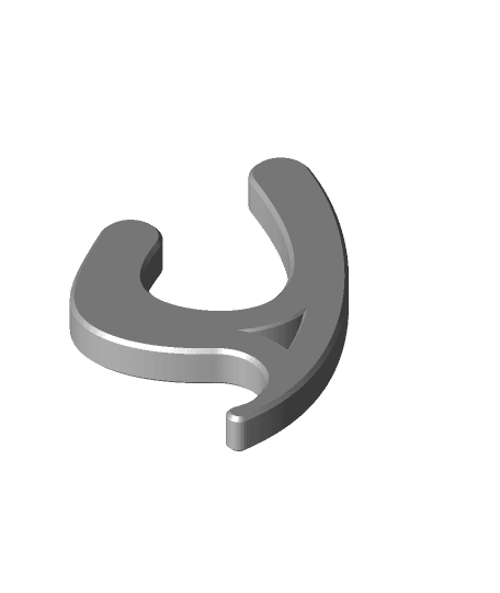 Desk Hook 3d model