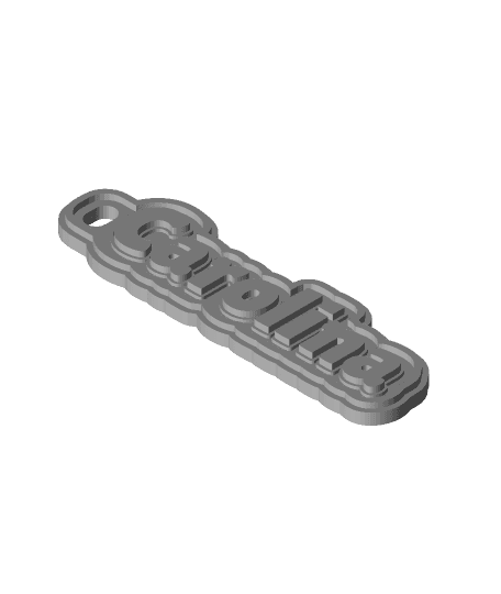 carolina keychain 3d model