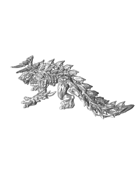 Armoured Wolf - Hunting Party - PRESUPPORTED - Illustrated and Stats - 32mm scale			 3d model