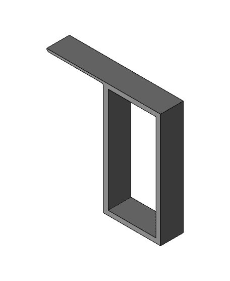 Rectangle Bookend  3d model