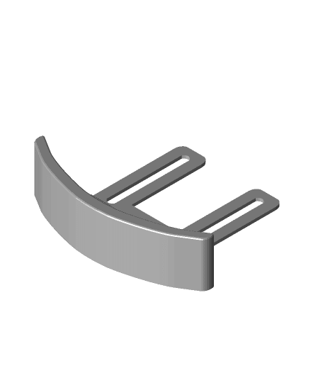 Longboard Nose Guard 3d model