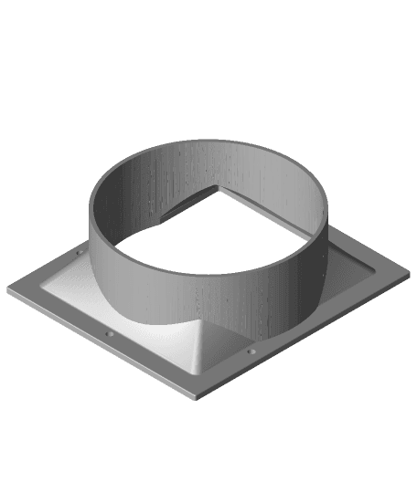 Bambu X1C Vent Adapter 3d model