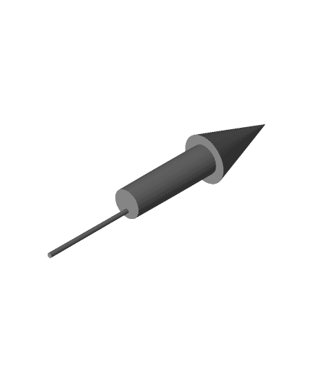 Fireworks Rocket 3d model