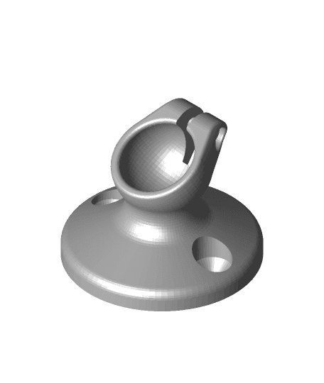 Short wall/ceiling Ball and socket Oculus sensor mount 3d model