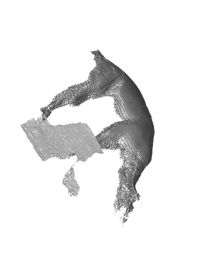 Scan of Llama with LiDAR.STL 3d model