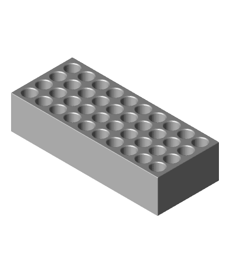 Eppendorf tube rack 3d model