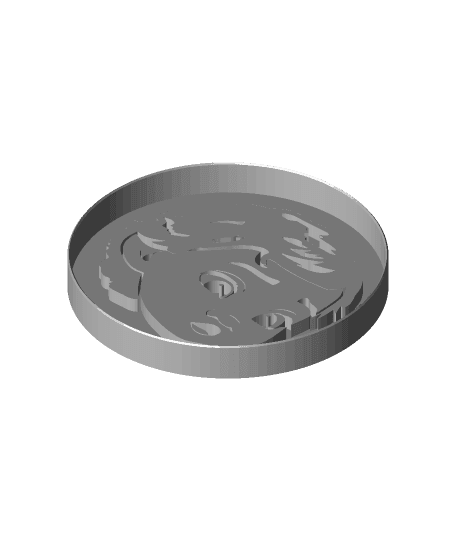 moana impression cookie cutter 3d model