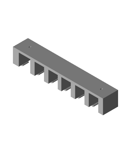 Hockey stick rack holder  3d model