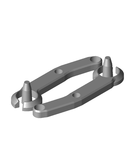 Tronxy X3 x-axis cable guides (for the Z-steppers) 3d model